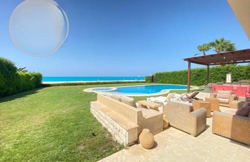 Marina El Alamein Villa | قصر فاخر لسان الوزراء أول صف مباشر على البحر