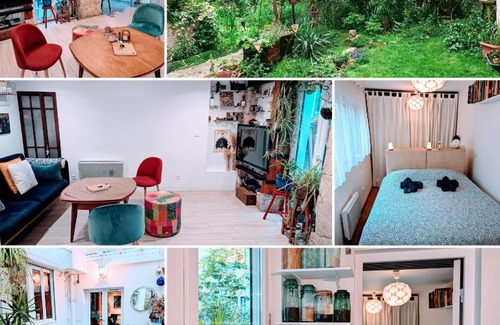 Combat Apartment | ღ Le Jardin Parisien Calme avec Terrasse et Wifi ღ
