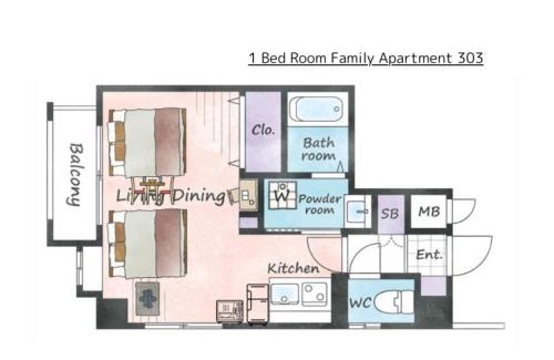 Chuocho Apartment | 中央駅から徒歩5分 Smart Vacation Canaan A スマートバケーション カナン A