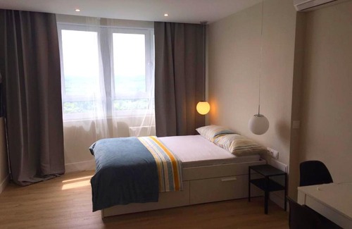 Ufa Apartment | 002 Аксакова,2 Однокомнатные апартаменты с Джакузи, Кондиционером и Красивым видом из окна