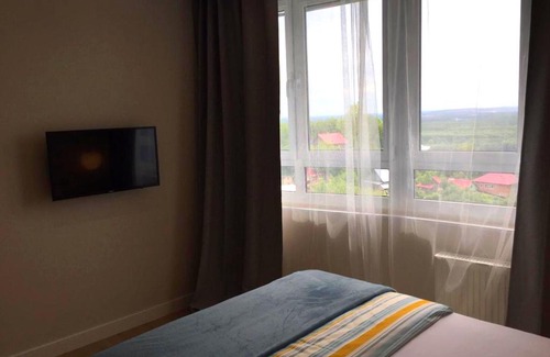 Ufa Apartment | 002 Аксакова,2 Однокомнатные апартаменты с Джакузи, Кондиционером и Красивым видом из окна