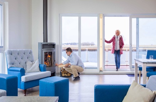 Kroeslin House | 04. floating houses (140 m²) Thorin - Floating house no. 8 with fireplace and sauna