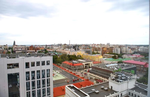 Ufa Apartment | 0912 Верхняя Торговая Residence Однокомнатные апартаменты с Джакузи и Панорамным видом