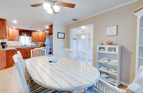 East Greenwich House | 1 Acre, Central Air, Firepit, Fenced Yard, Patio, Dishwasher, Washer/Dryer