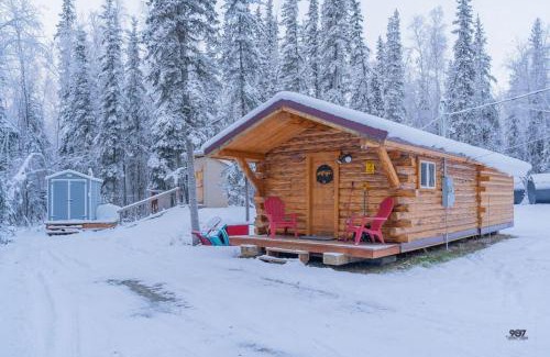 Fairbanks House | 1 Bd. Deluxe Log DRY Cabin| Views Northern Lights!