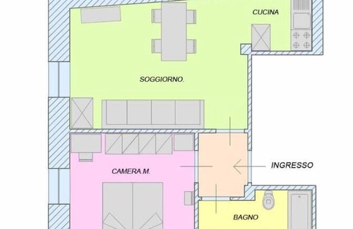 Pallusieux Apartment | 1 bedroom apartment with private garden and Mt. Blanc