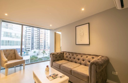 Bocagrande Apartment | 1 BR Beautiful New Apartment in Bocagrande
