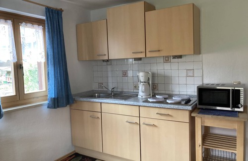 Blindau Apartment | (1) Drei-Raum-Ferienwohnung 60qm, 2 - 5 Personen, 2 Schlafzimmer mit Doppelbett, Wohnküche, große Balkonterrasse