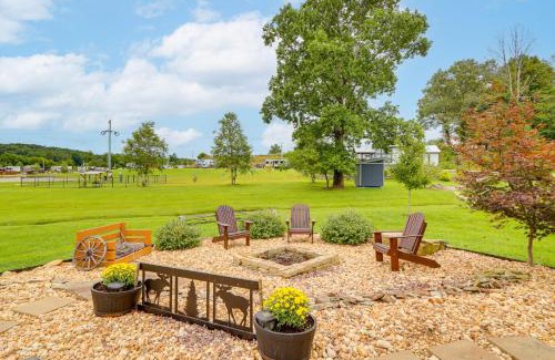 Morganton House | 1 Mi to Tank Town USA Tiny Home with Pool Access!