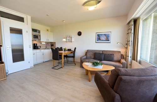 Duhnen Apartment | 1-zimmer-ferienappartement mit Super Seesicht und Eigenem Strandkorb