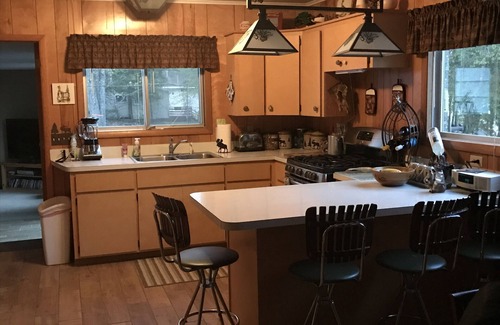Cedar House | 100 feet of Lake Frontage on Beautiful Lime Lake in the Leelanau Peninsula.