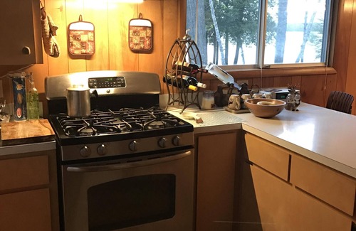 Cedar House | 100 feet of Lake Frontage on Beautiful Lime Lake in the Leelanau Peninsula.