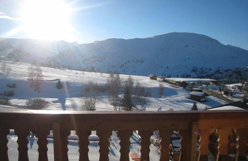 Bergers Apartment | 100m from ski slopes, 6th floor, balcony, tv, ski locker, 24m², Alpe d'Huez