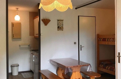 Montalbert Apartment | 100m from ski slopes, 1st floor, view ski slopes, balcony, tv, ski locker, 26m², Montalbert