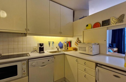 Flaine Apartment | 100m from ski slopes, 3rd floor, balcony, tv, ski locker, 48m², Flaine
