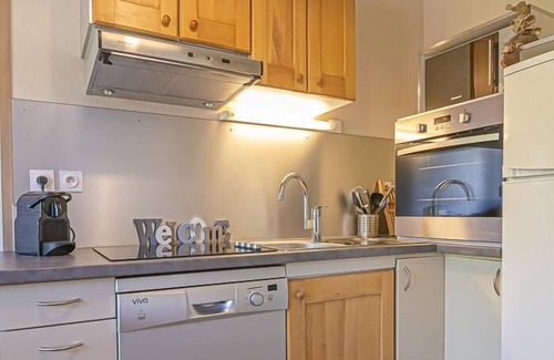 Aussois Apartment | 10m from ski slopes, floor -1, terrace, ski locker, 37m², Aussois