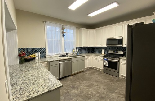 San Jacinto House | 12-Bedroom Home with Private Pool & Large Yard, About Half Mile to Beach