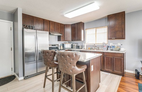 Aurora House | 15 Mi to Downtown Denver: Home w/Yard + Patio