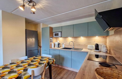 Flaine Apartment | 150m from ski slopes, 2nd floor, balcony, tv, 50m², Flaine