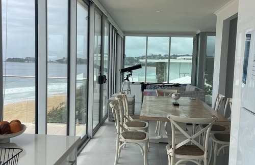 Central Coast Apartment | 17 steps-newly renovated penthouse apartment on wamberal beach.180degree views