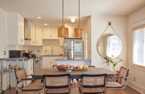 Park Mesa Heights House | 1920s Craftsmen bungalow retreat with private garden on palm lined street