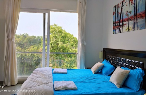 Dongorpur House | 1BHK 2bed Greenfield view luxurious apartment at Calangute Goa India