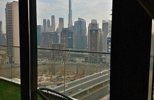 Business Bay Apartment | 1BR Apartment Downtown Dubai with Burj Khalifa and Canal Views