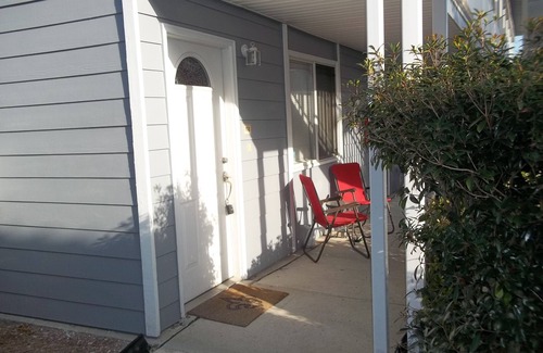 Biloxi Condo | 1st Flr Condo Steps from Beach. Near Keesler & Casinos