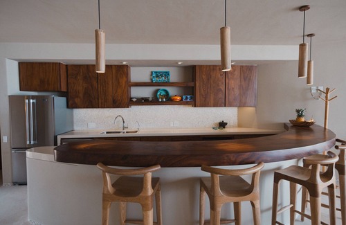 Troncones Condo | 2 bedroom 2.5 bath beach front, ground floor unit in Punta Majahua