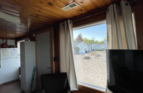 Oscoda Cabin | 2 bedroom cabin with large private deck. Right on Lake Huron!