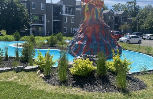 Beaupre Condo | 2 bedroom condo with water park, spa and gym!