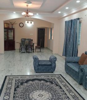 Hyderabad Apartment | 2-Bedroom Elegant and Spacious AC Apartment only for families, Prime Location, Just 100m from Main Road!
