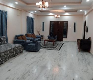 Hyderabad Apartment | 2-Bedroom Elegant and Spacious AC Apartment only for families, Prime Location, Just 100m from Main Road!