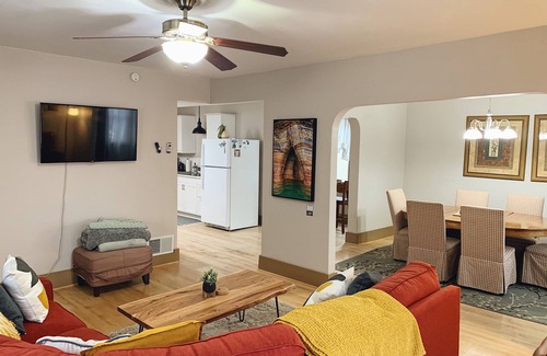 Munising Apartment | 2-Bedroom Luxury Loft in the Heart of Downtown Munising