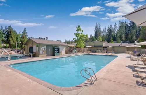 Bass Lake Apartment | 2 bedroom - NS - Mobility w/Roll-in Showerin charming Bass Lake