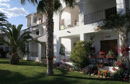 San Javier Apartment | 2 bedroom poolside apartment in complex by the sea, next to sandy beaches.