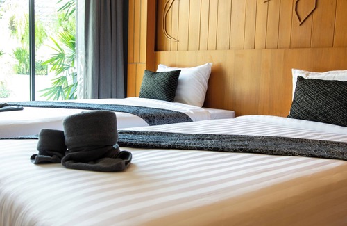 Chalong Resort | 2-bedrooms pool access in beautiful residential area with fitness room, AC