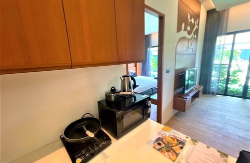 Chalong Resort | 2-bedrooms pool access in beautiful residential area with fitness room, AC