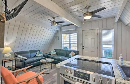 Surfside Beach House | 2 Blocks to Surfside Beach A-Frame Home with Deck