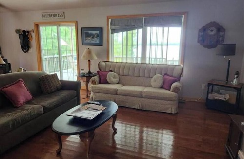 Ellsworth House | 2 Cabins sitting on Branch Lake near Acadia & Bar Harbor