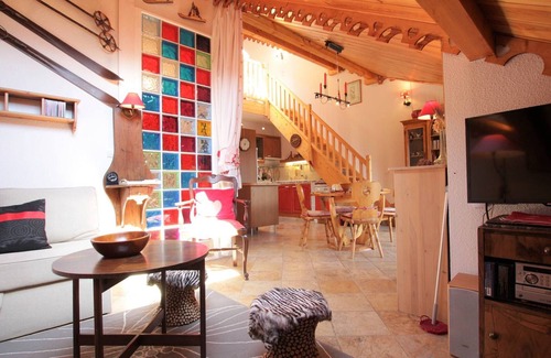 Forville Apartment | 2-Room Mezzanine Apartment for 4 in Briançon with Balcony and Parking