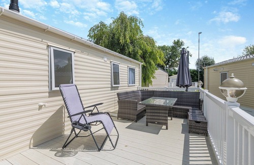 Westmarsh House | 2021: 12ft-wide caravan ideal for families with one double and two twin.