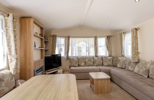 Westmarsh House | 2021: 12ft-wide caravan ideal for families with one double and two twin.