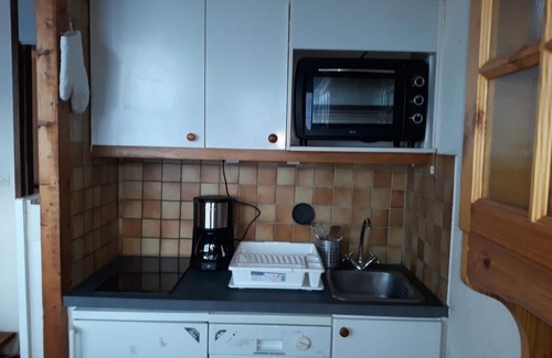Plagne Villages Apartment | 20m from ski slopes, 4th floor, view ski slopes, tv, ski locker, 42m², La Plagne