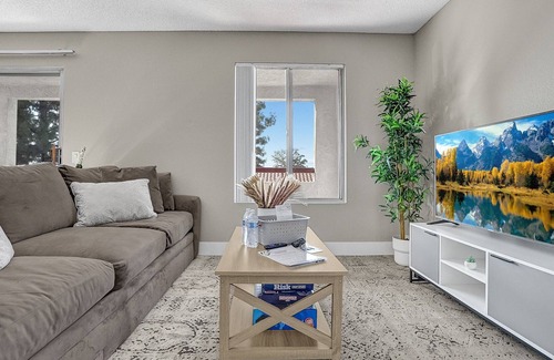 Colton Apartment | 2BR/2BA |Cozy Queen Apartment with Balcony