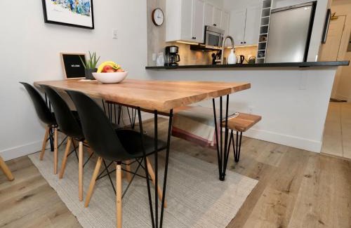 Village North Apartment | 2BR 2BA Whistler Escape with Newly Renovated Hot Tub, Steps from Olympic Rings Shops and Cafes
