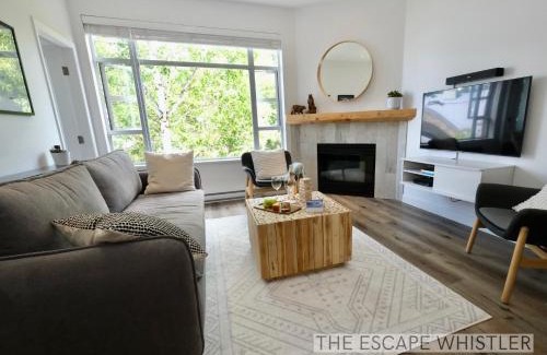 Village North Apartment | 2BR 2BA Whistler Escape with Newly Renovated Hot Tub, Steps from Olympic Rings Shops and Cafes