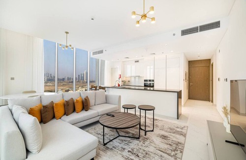 Nad Al Sheba Apartment | 2BR in with Burj Khalifa View
