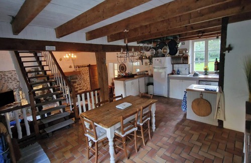 Beaucoudray Cottage | 3 Bed Cottage Sleeps 6 - Enclosed Patio -Fireplace