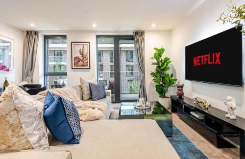 Wapping Apartment | 3 Bed London Dock Premium Aprt with AC - Sleeps 6